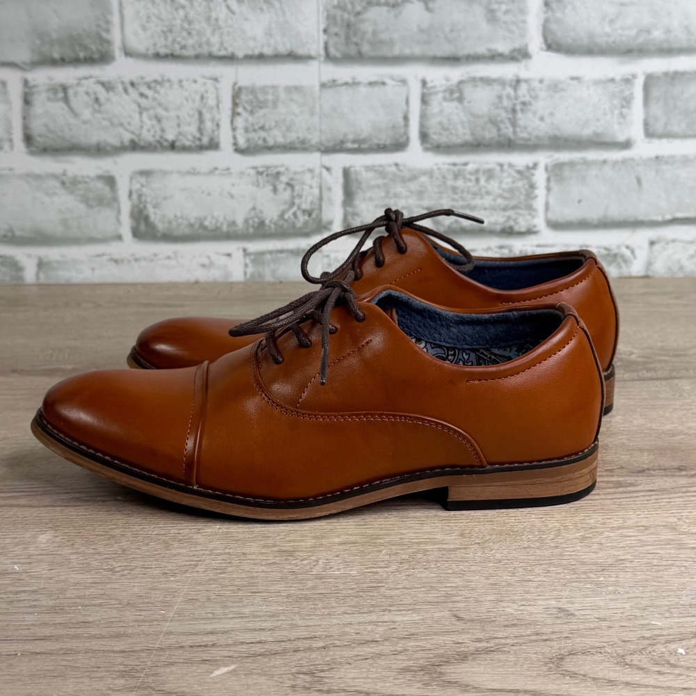 Bruno Marc Prince Cap Toe Oxford Dress Shoes Size 4